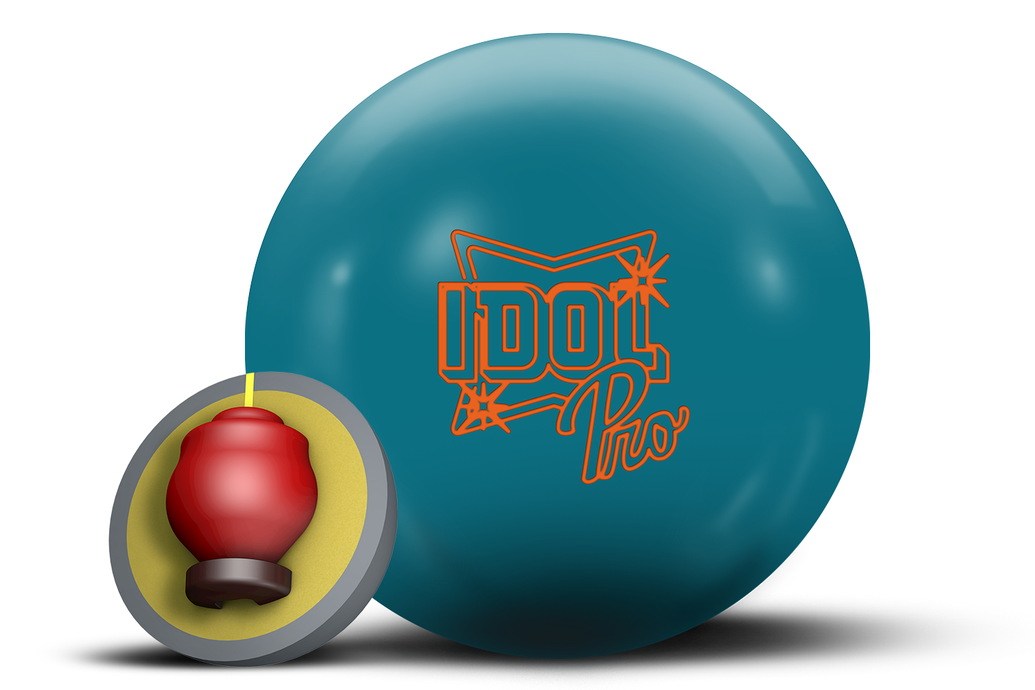 Bowling Ball Roto Grip Idol. Roto balls. Roto Grip Bowling vector logo.